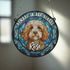 Cockapoo Memorial Stained Glass Effect Suncatcher